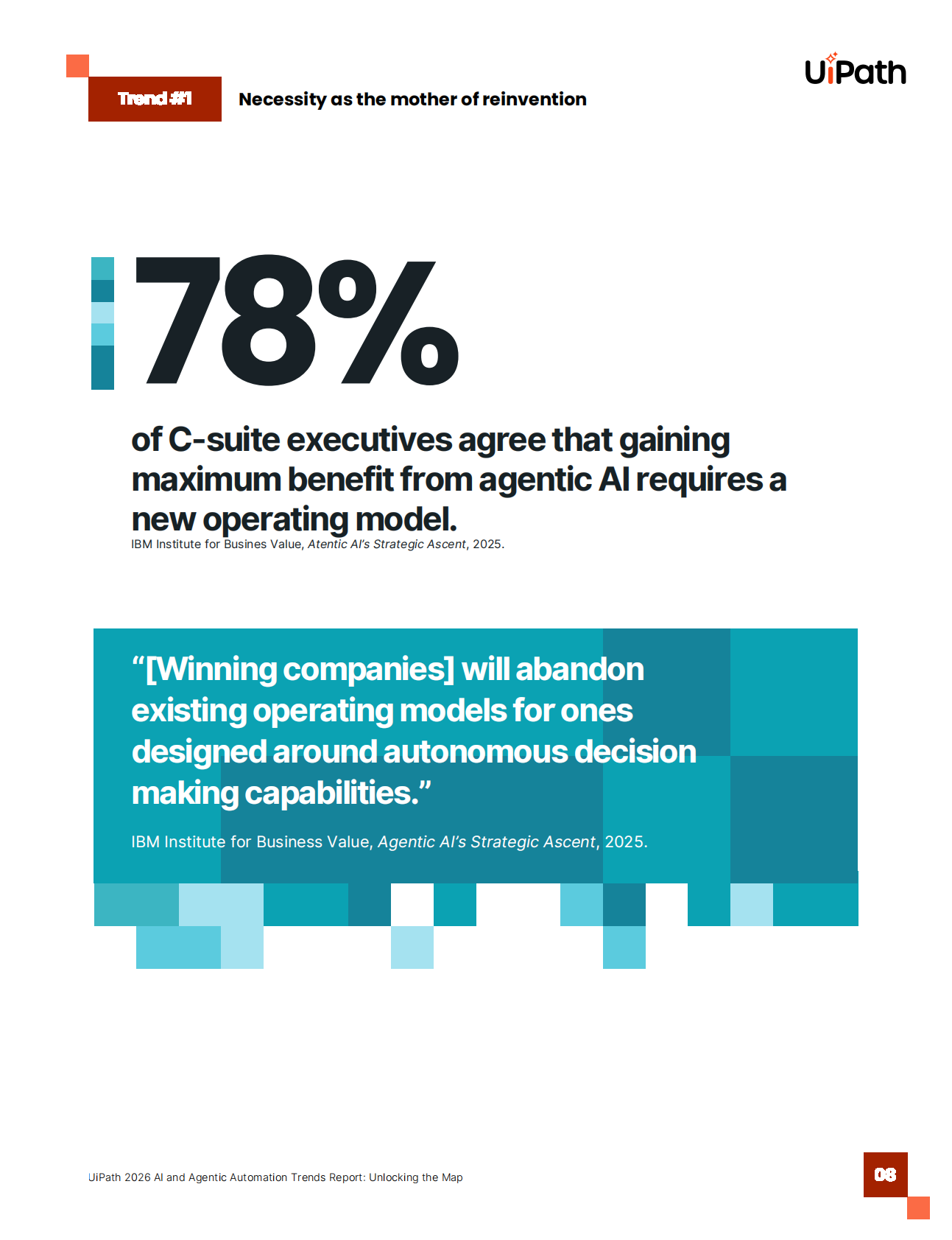 UiPath：2026年AI与智能体式自动化趋势报告解锁发展蓝图（英文） 第8页