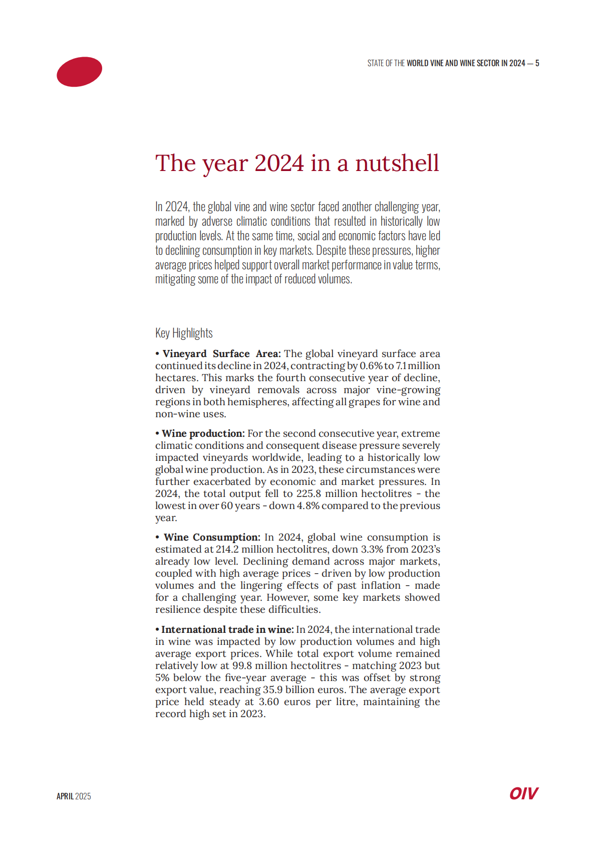 2024年全球葡萄与葡萄酒产业现状（英文） 第5页