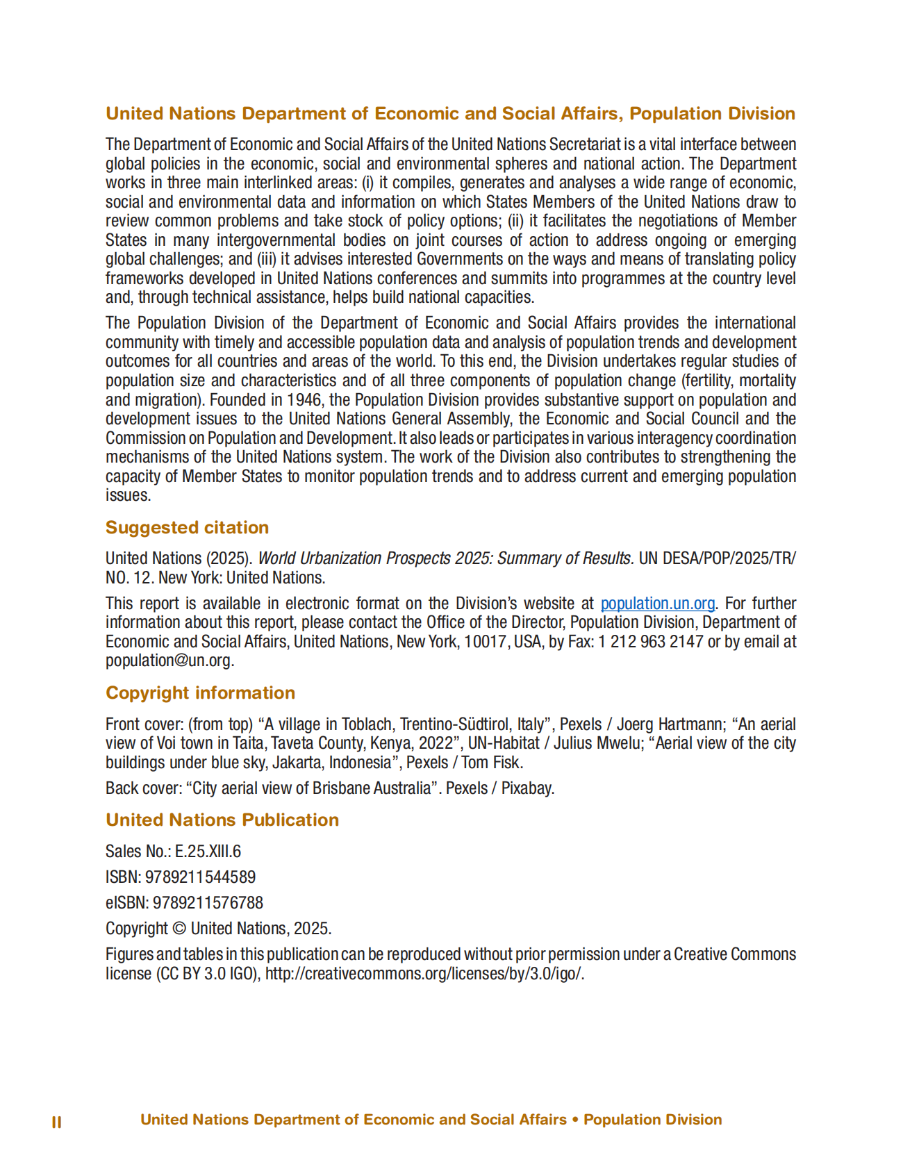 2025年世界城市化前景_成果摘要（英文） 第4页