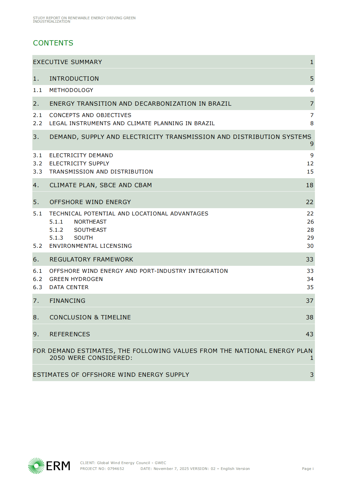 GWEC全球风能协会：2025年可再生能源推动绿色工业化报告（英文版） 第3页