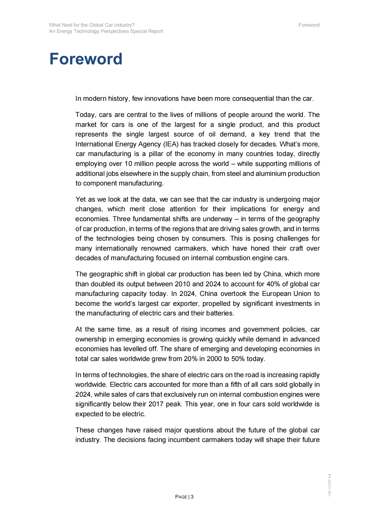 IEA国际能源署：2025年全球汽车行业的下一步是什么？能源技术展望专题报告（英文版） 第3页