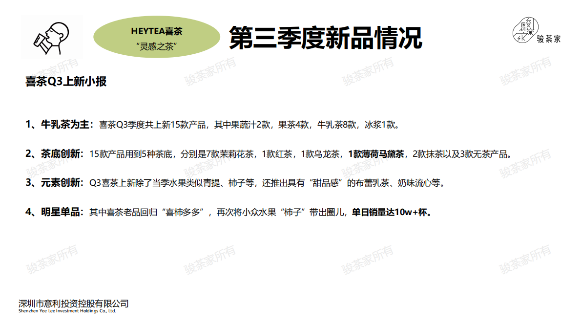 by骏荼家：2025年第三季度新茶饮市场调研报告 第4页