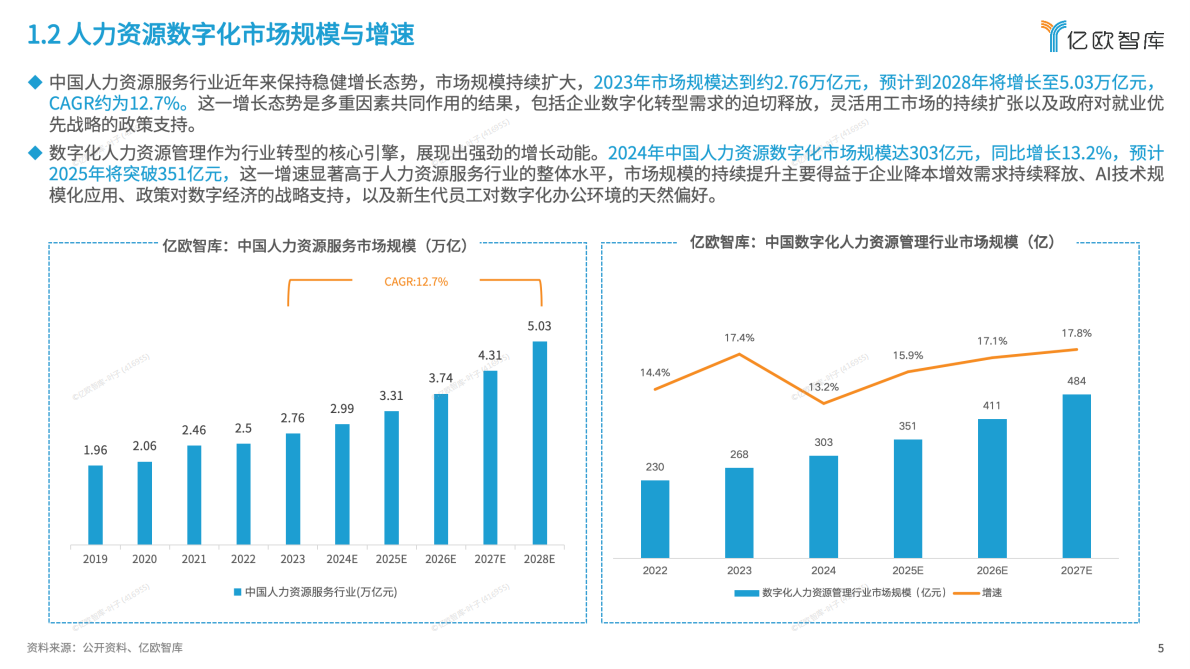 亿欧智库：2025年中国人力资源数字化发展研究报告 第5页