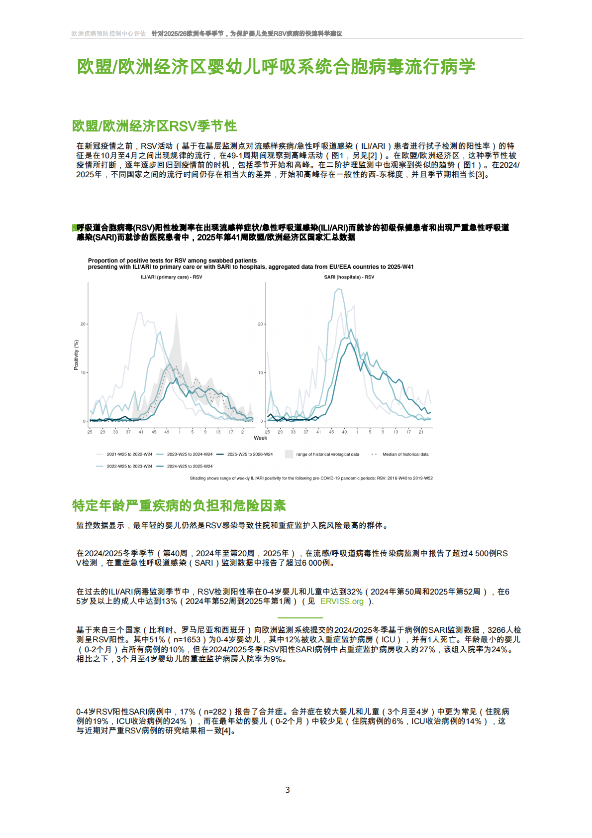 针对欧洲2025_26冬季季节婴幼儿抵御呼吸道合胞病毒疾病的快速科学建议 第3页