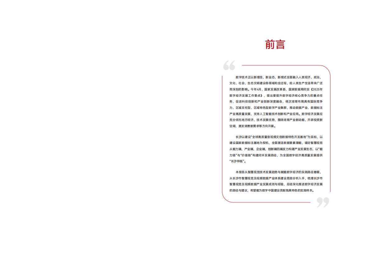 长沙市数据局：2025年长沙市智慧视觉体系和视频产业体系建设情况发展报告 第2页