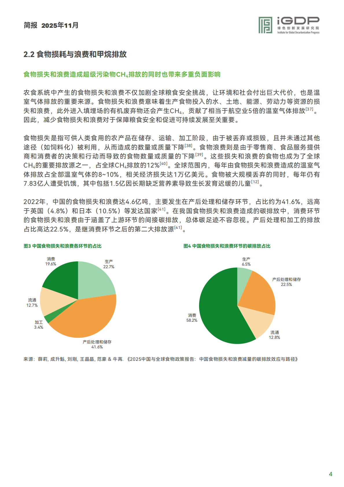 绿新院IGDP：加速中国农食系统绿色低碳转型：以超级污染物减排驱动协同共赢 第4页