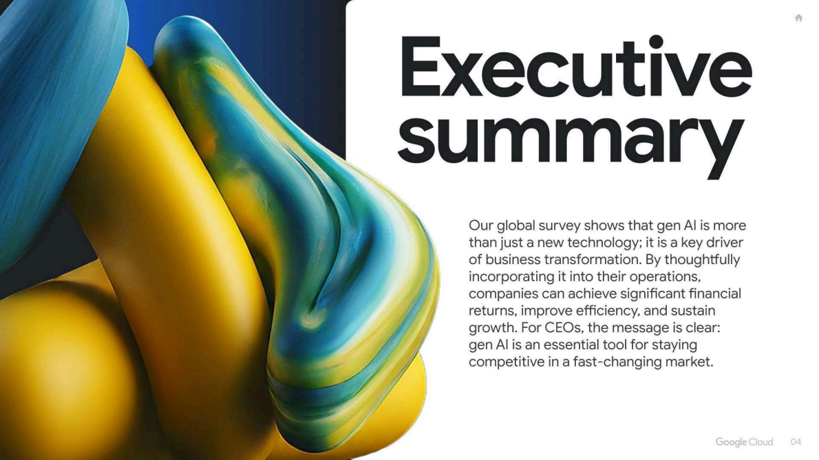 谷歌：2025年生成式+AI+投资回报率研究报告 第4页