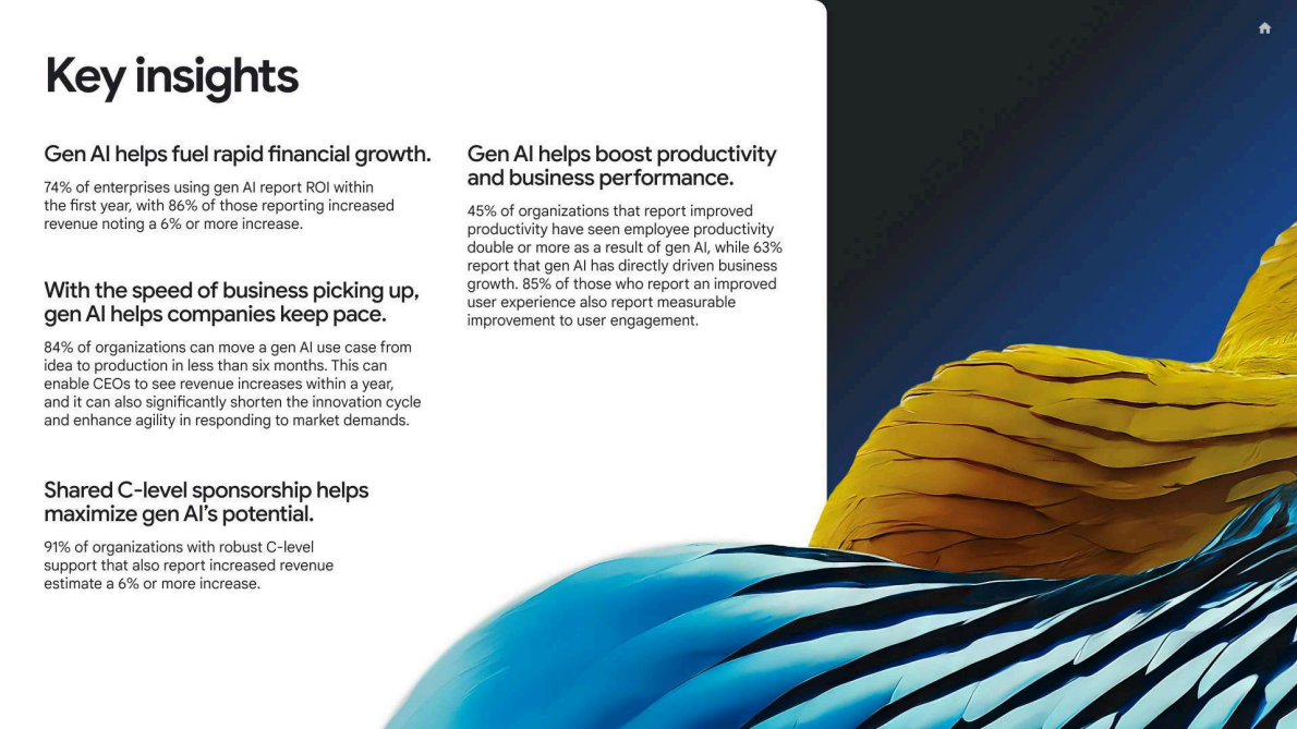 谷歌：2025年生成式+AI+投资回报率研究报告 第5页