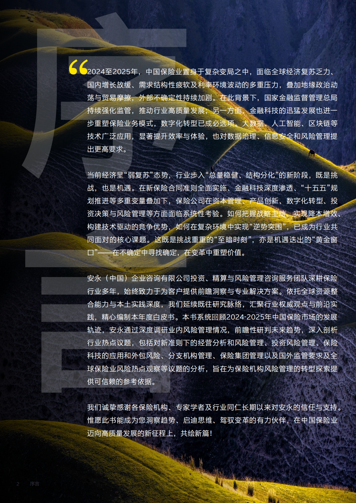 安永：2024-2025保险业风险管理白皮书 第2页