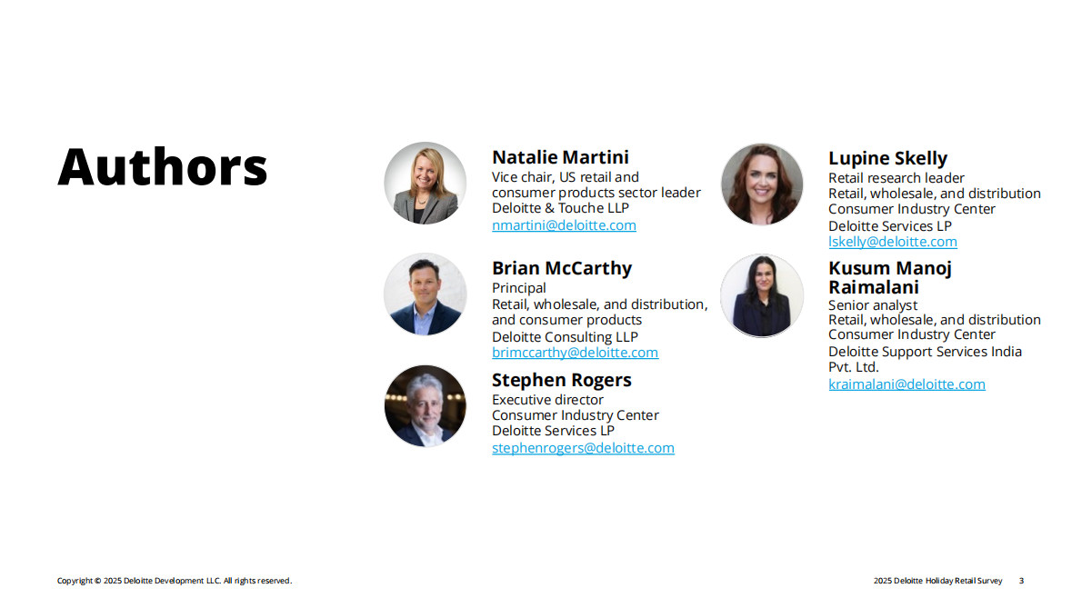2025年假日零售调查报告（英文） 第3页