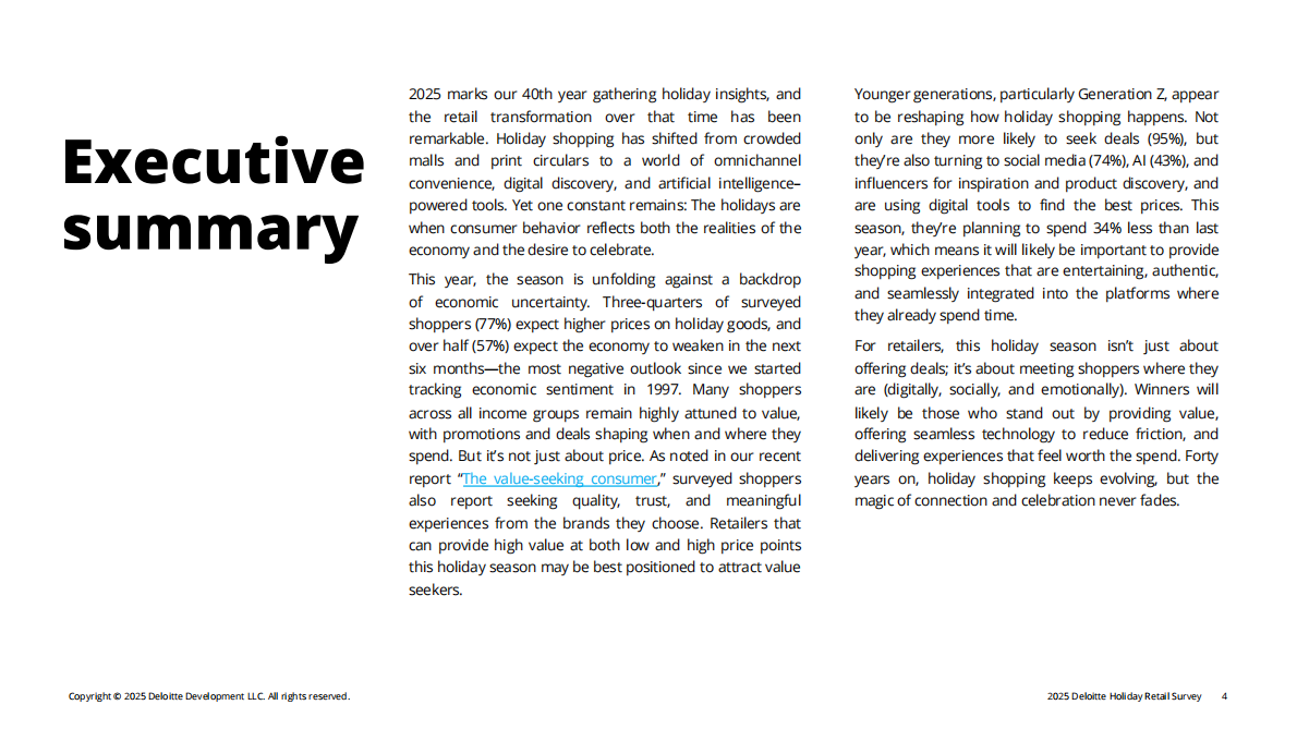 2025年假日零售调查报告（英文） 第4页
