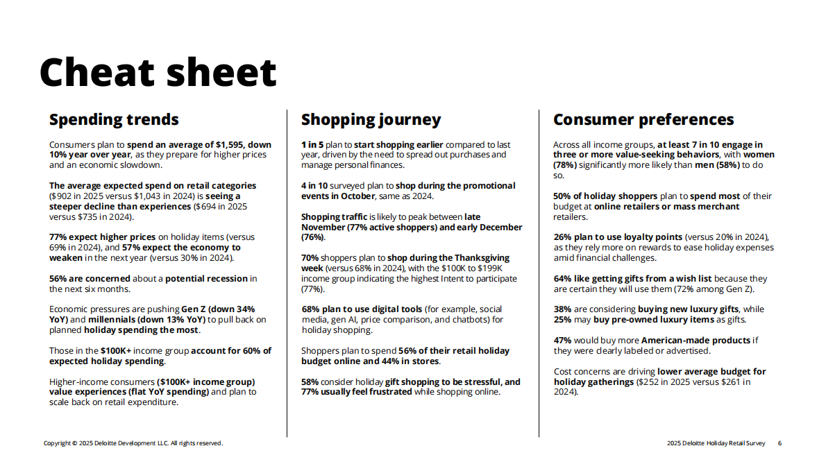 2025年假日零售调查报告（英文） 第6页