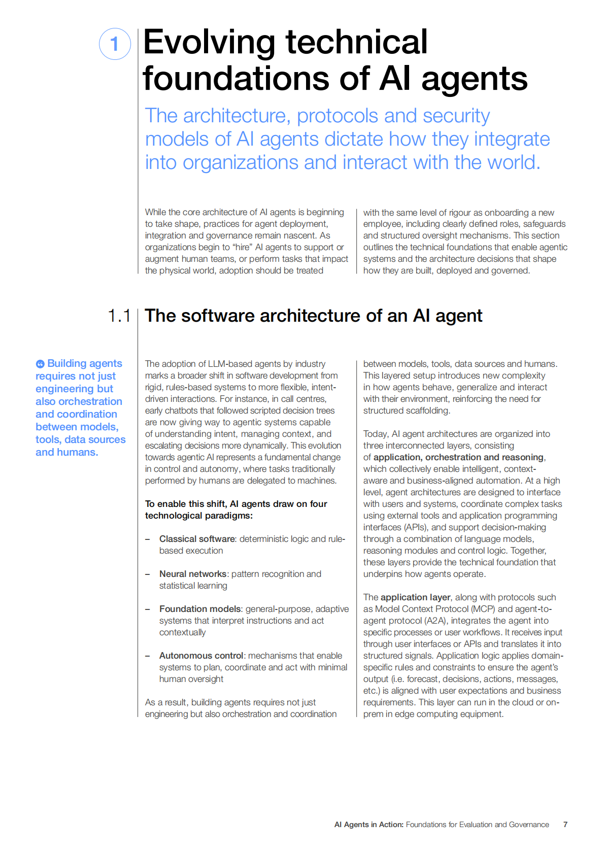 世界经济论坛：2025年AI代理在行动：评估和治理的基础白皮书（英文版） 第7页