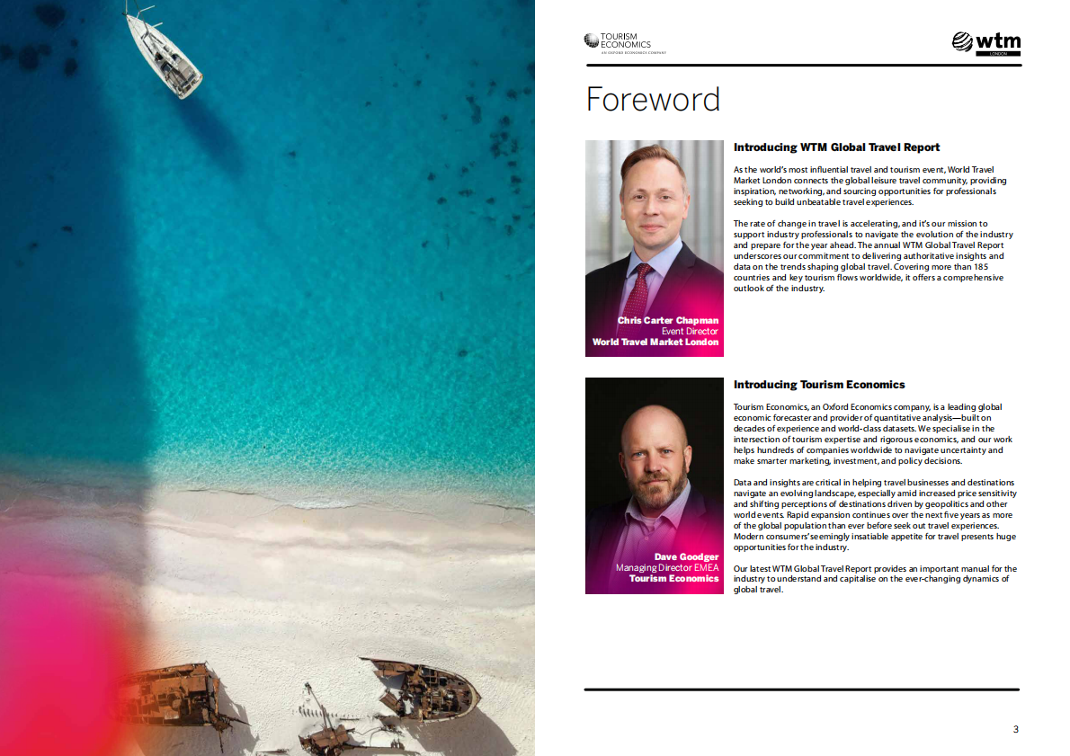 伦敦世界旅游交易会：2025年全球旅游行业报告（英文版） 第3页