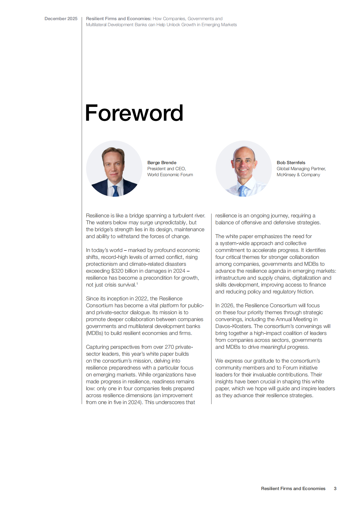 世界经济论坛：2025年韧性企业与经济体：企业、政府与多边开发银行如何助力解锁新兴市场增长白皮书（英文版） 第3页