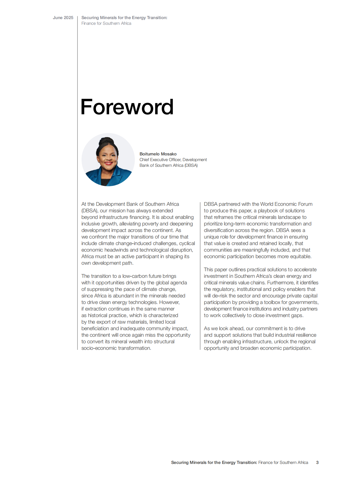 确保能源转型中的矿产资源：为南部非洲融资（英文） | 先导研报