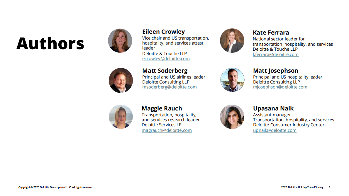 德勤：2025年假日旅行调查报告（英文） 第3页