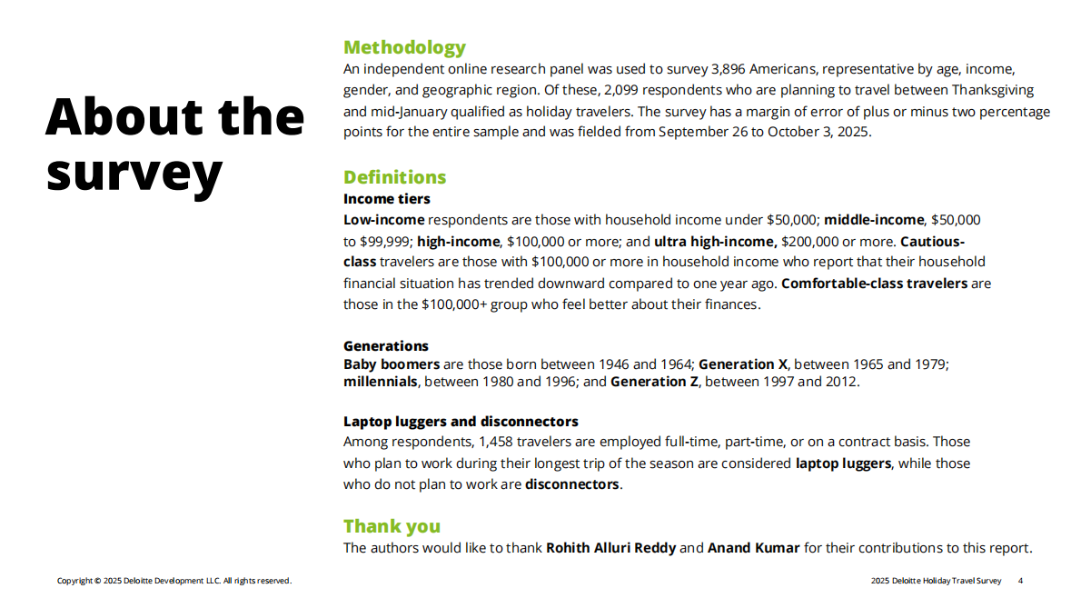 德勤：2025年假日旅行调查报告（英文） 第4页