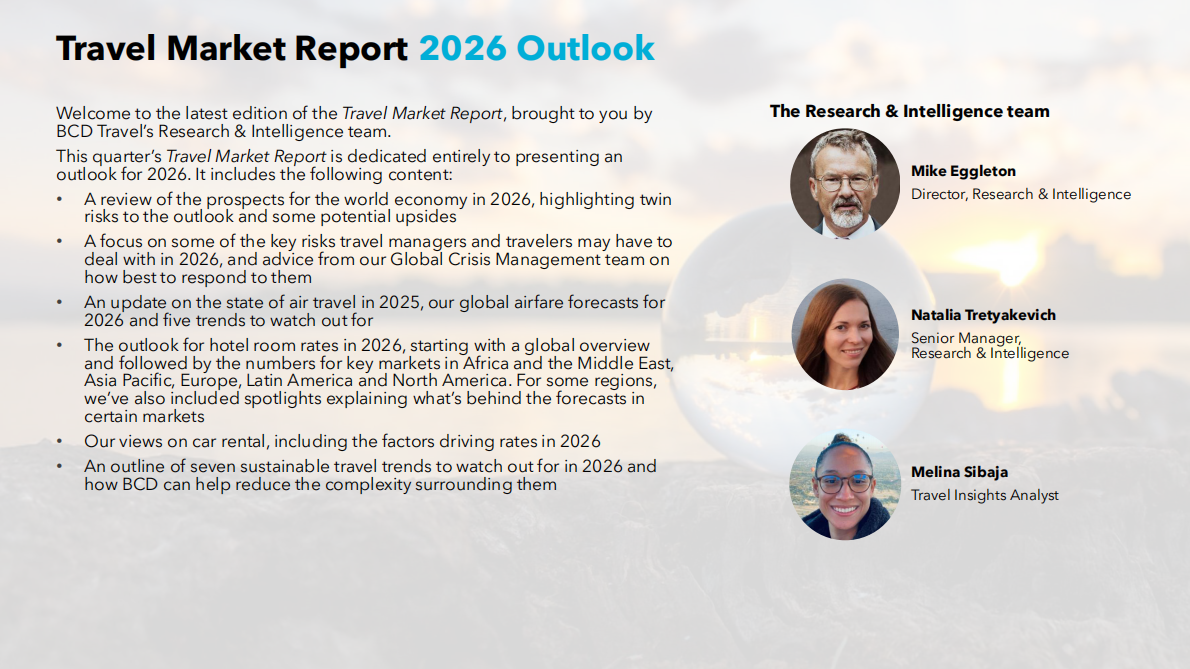 BCD Travel：2026年全球旅游市场展望报告（英文版） 第2页