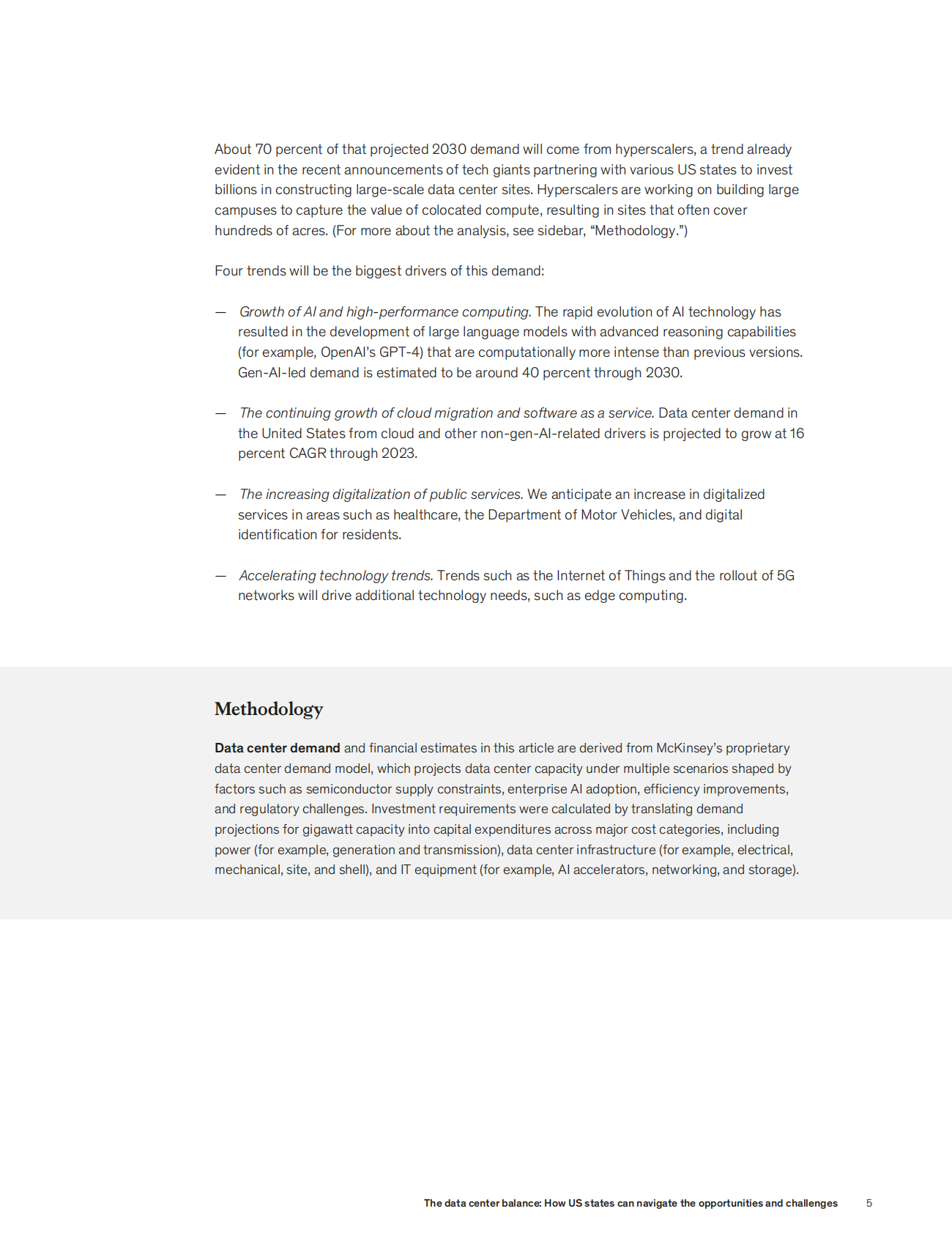 数据中心的平衡之道：美国各州如何在机遇与挑战之间抉择（英文） 第5页