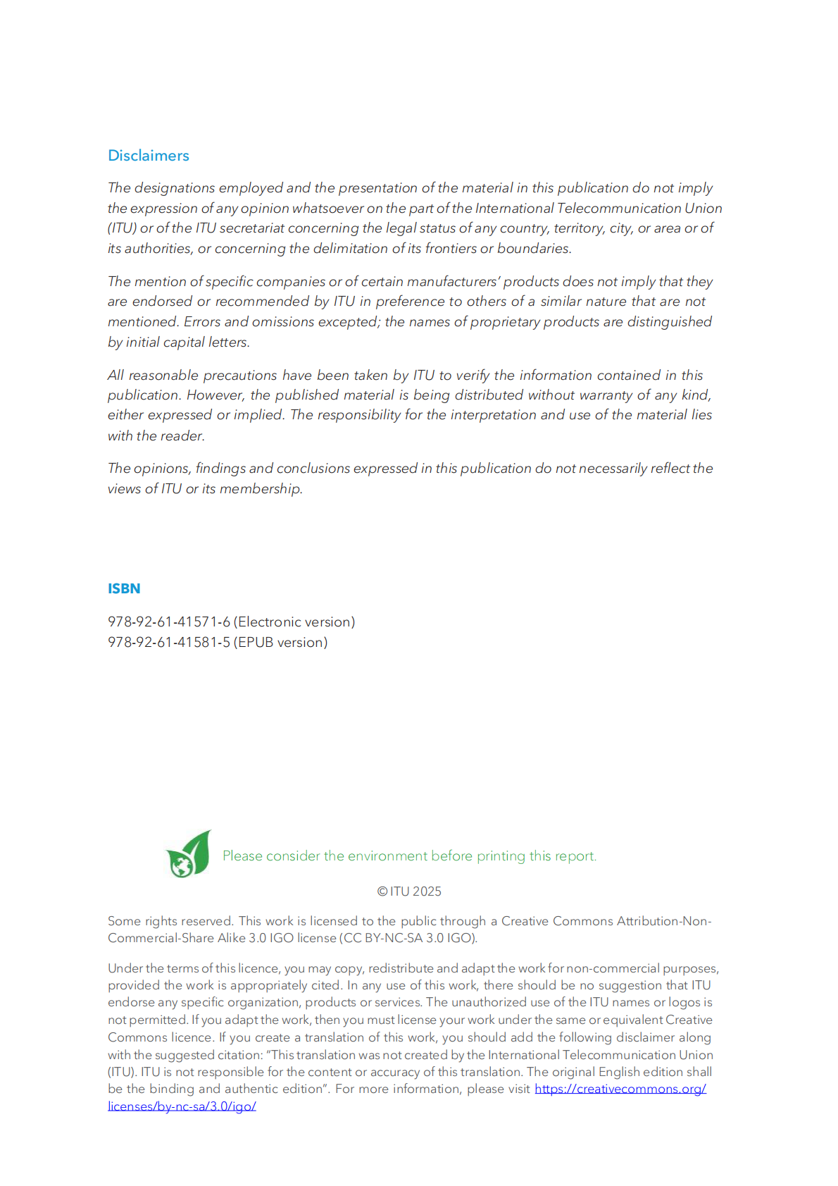 ITU国际电信联盟：2025年全球互联互通报告（英文版） 第3页