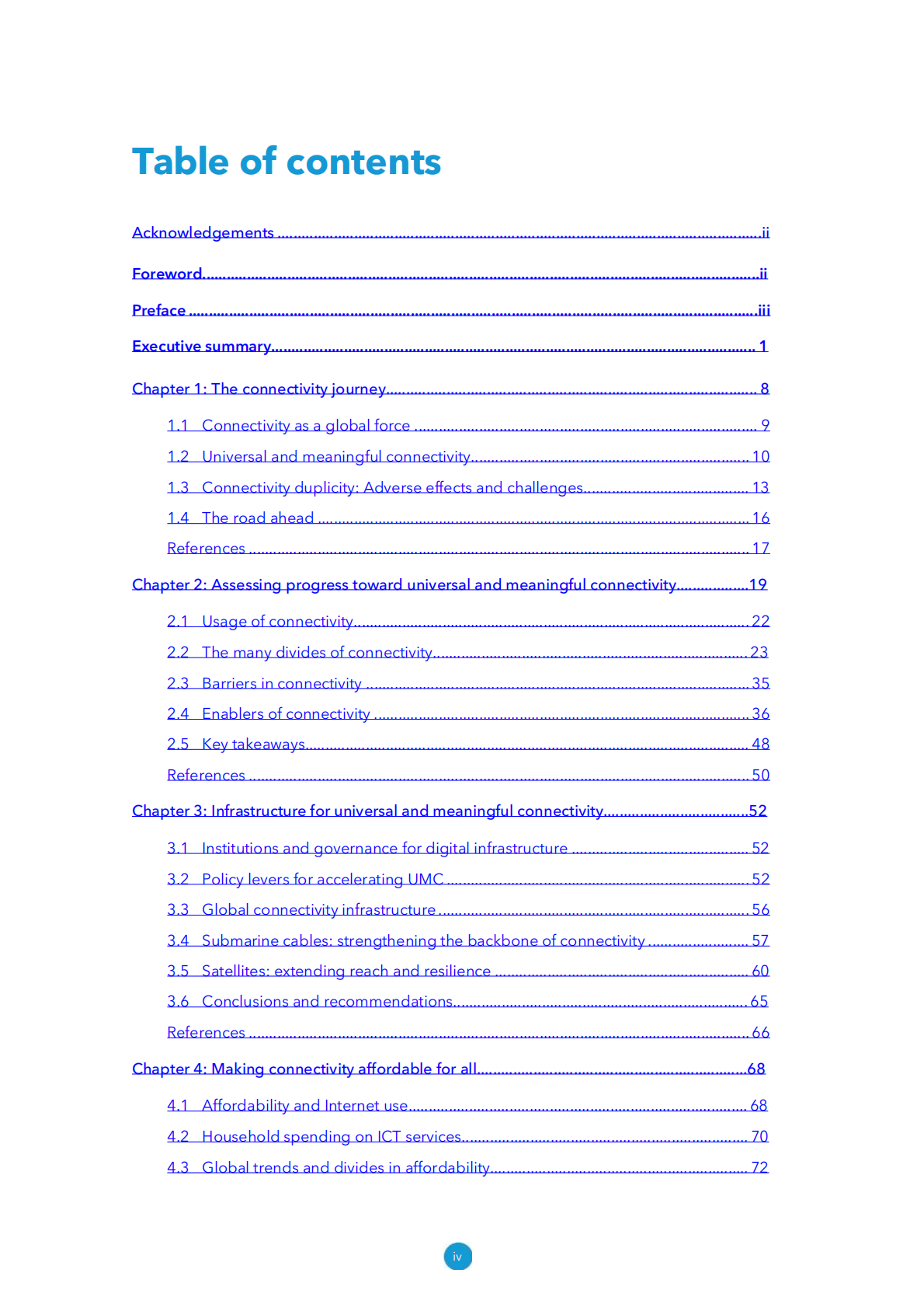 ITU国际电信联盟：2025年全球互联互通报告（英文版） 第7页