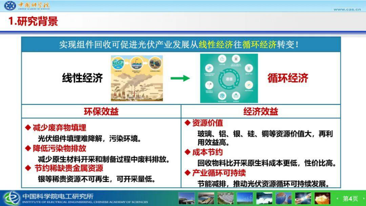 中科院 赵雷：光伏组件回收与材料再生组件降碳技术研究 第4页