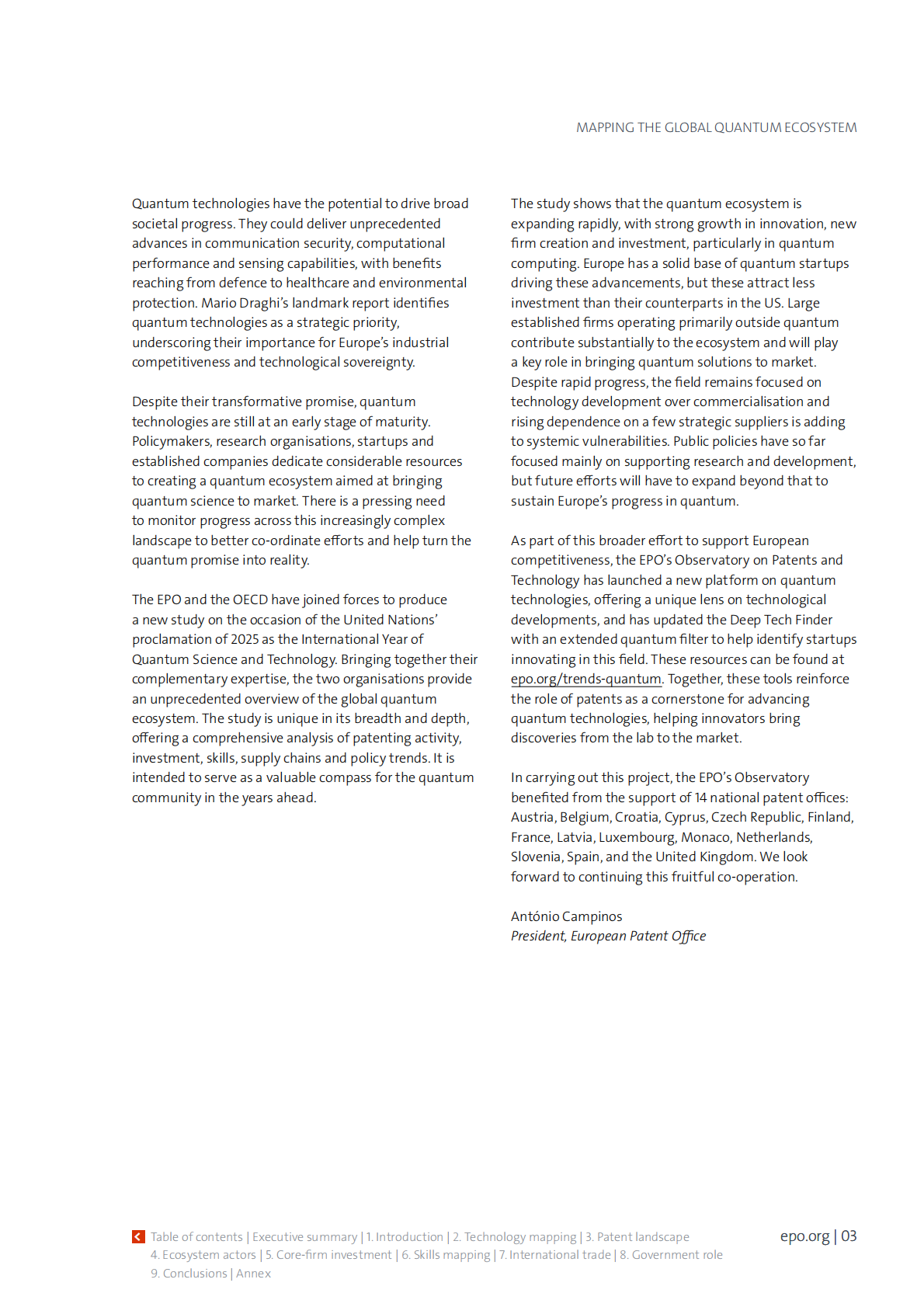 OECD经合组织：2025年全球量子生态全景洞察报告：基于创新、企业、投资、技能、贸易及政策数据的综合研究（英文版） 第3页