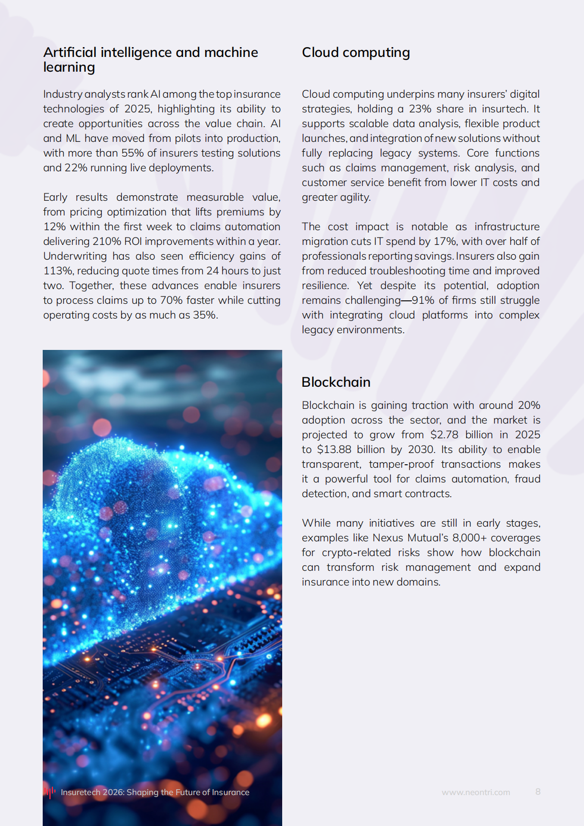 NeontriIBM：2026年保险科技：塑造保险业的未来研究报告（英文版） 第8页