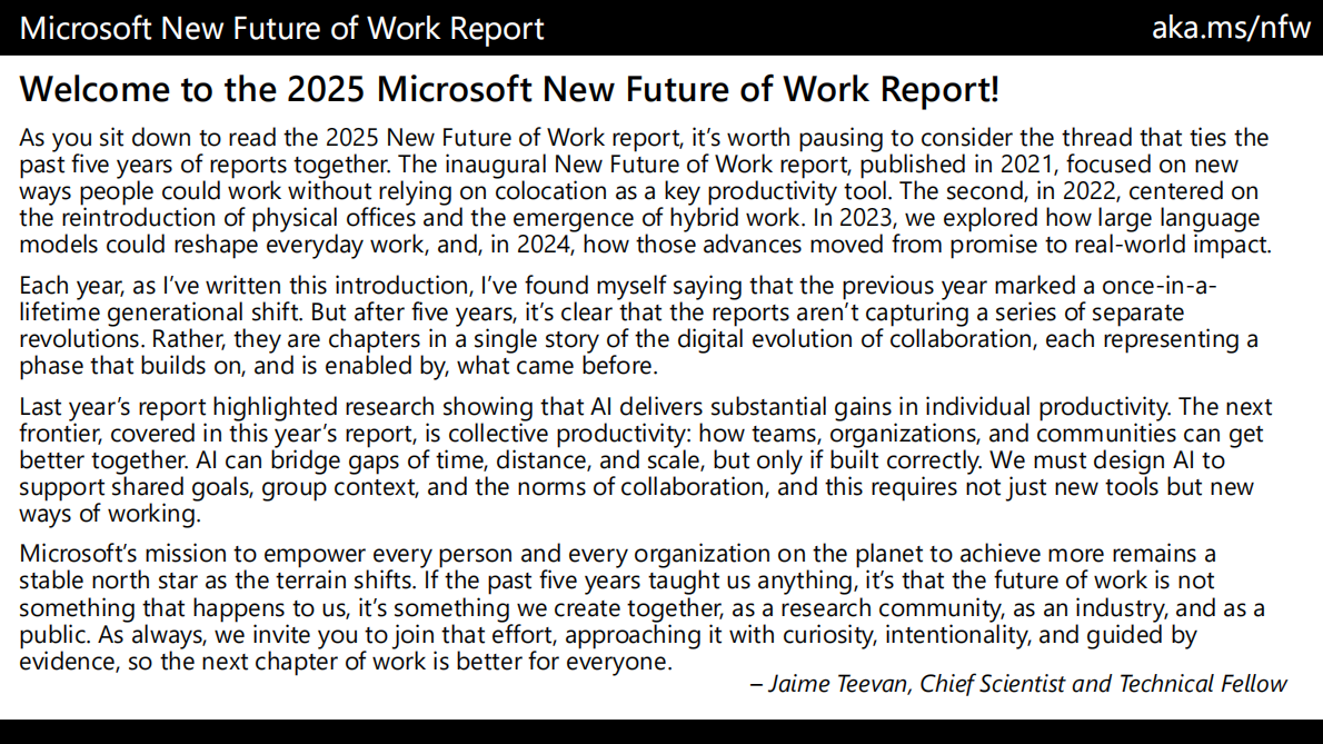 微软：2025年工作新未来研究报告（英文版） | 先导研报
