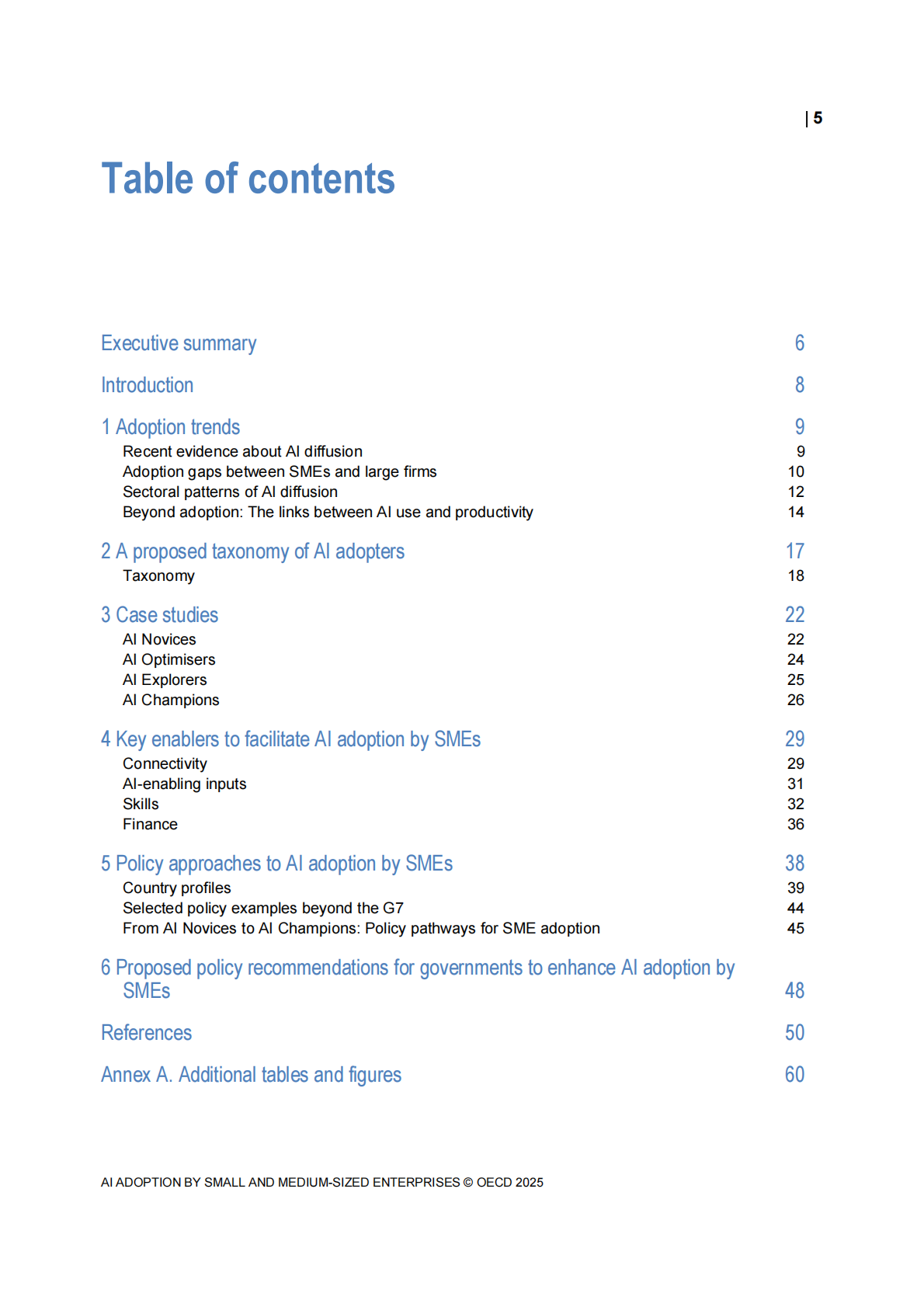 经合组织G7讨论文件（英文版）：2025年中小企业采用人工智能 第5页