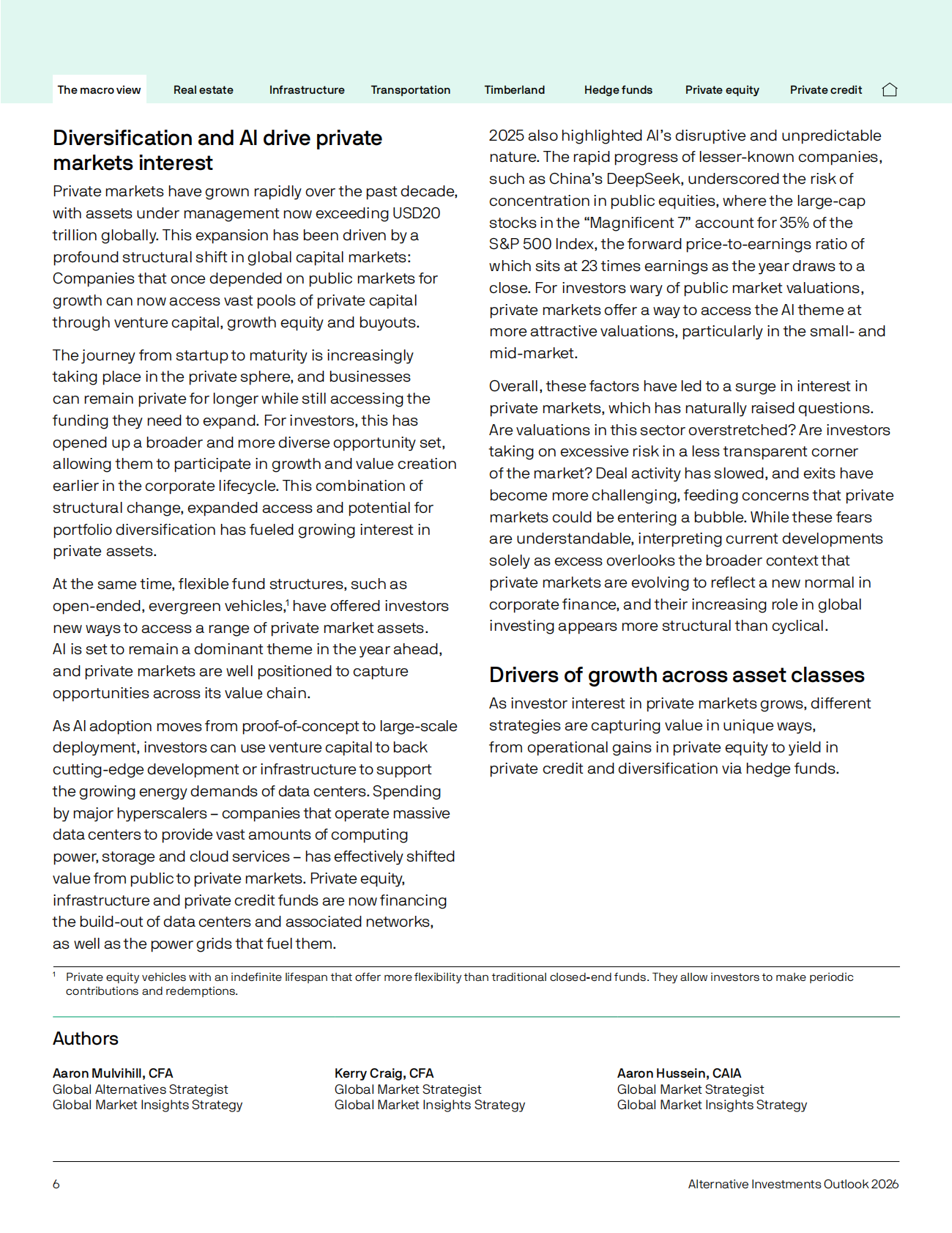 摩根大通：2026年全球另类投资展望报告：公私融合新纪元（第八版）（英文版） | 先导研报