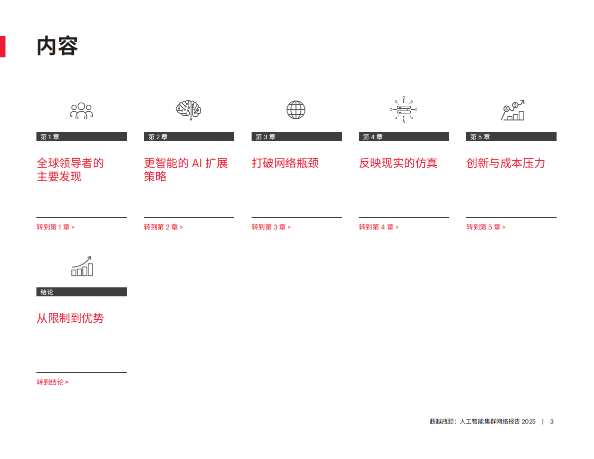是德科技：2025年超越瓶颈：人工智能集群组网报告 第3页