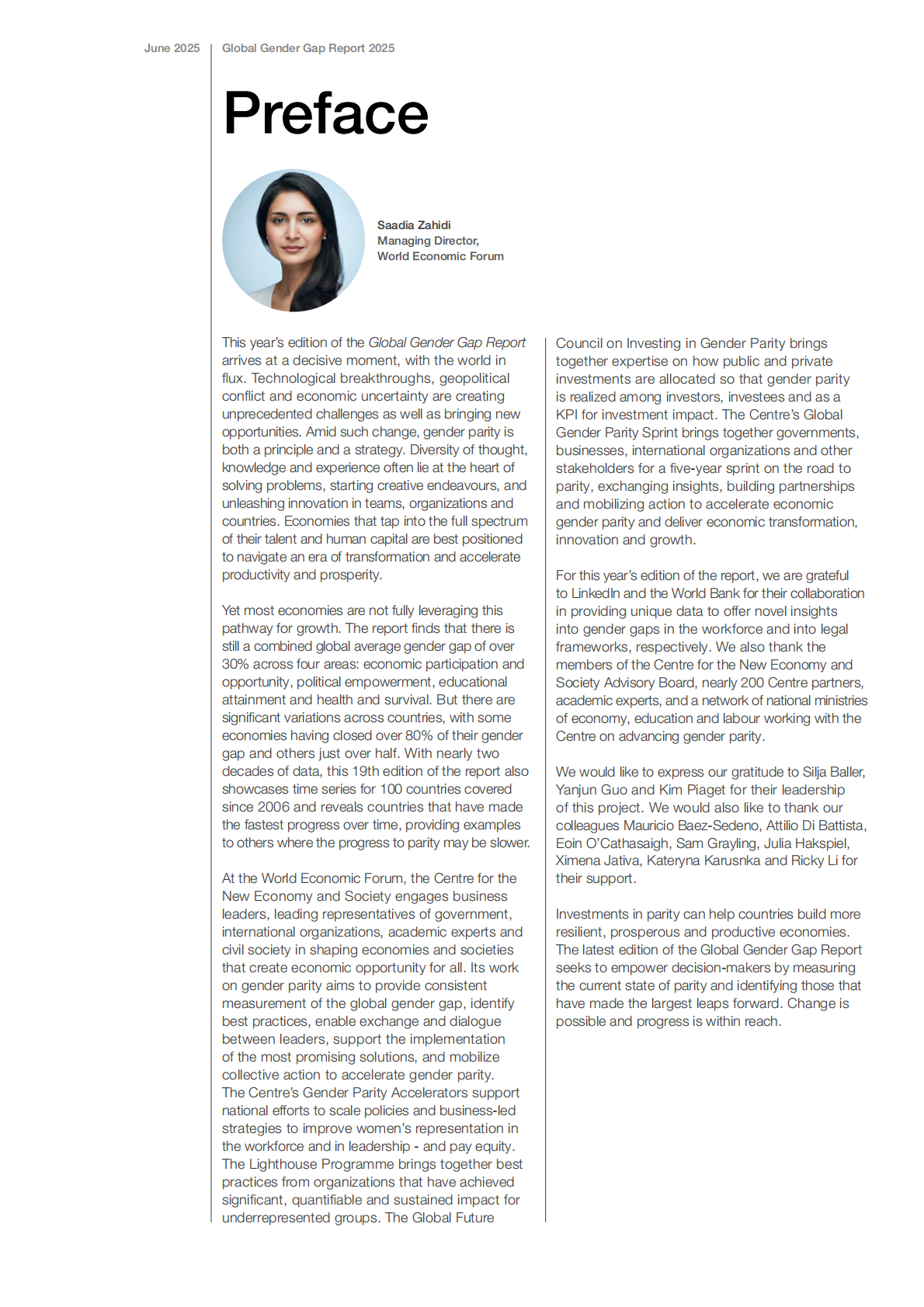 世界经济论坛：2025性别差距报告（英文） 第4页