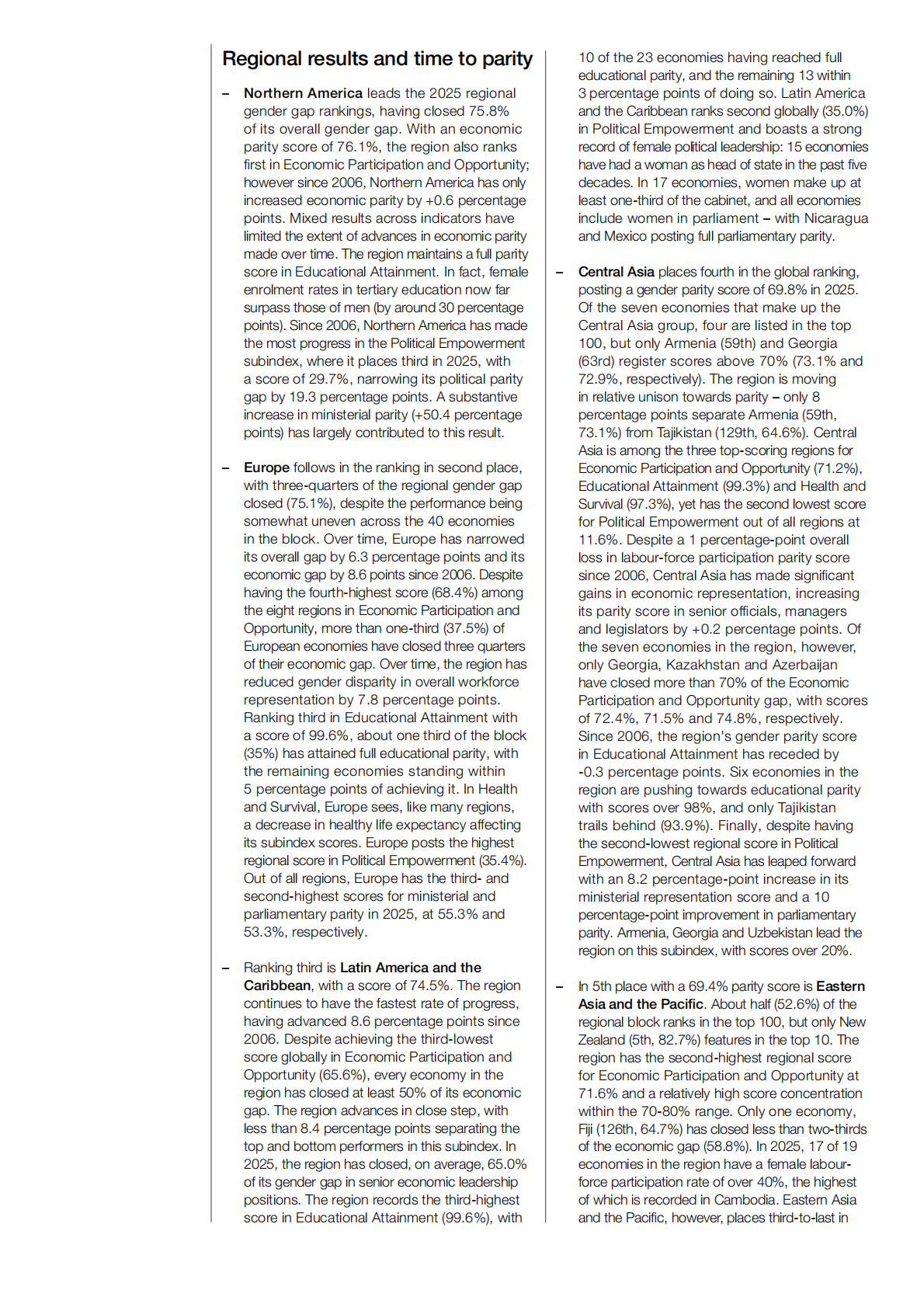 世界经济论坛：2025性别差距报告（英文） 第6页