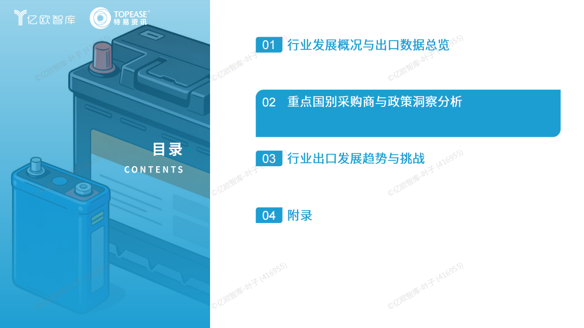 亿欧智库&特易资讯：中国蓄电池行业出海国别机会洞察报告 第6页