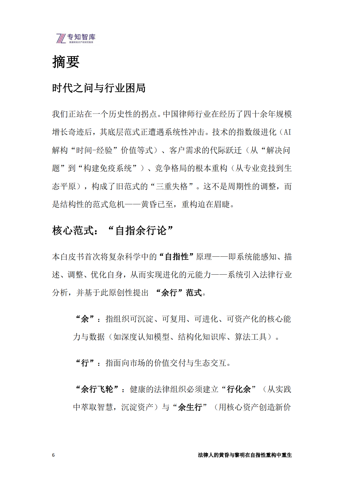 专知智库：2026年法律人的黄昏与黎明-在自指性重构中重生白皮书 第6页