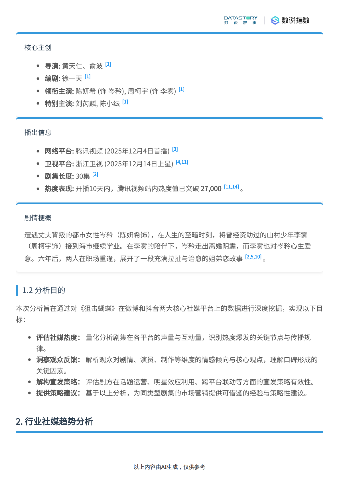 《狙击蝴蝶》社媒热度、观众反馈及宣发策略分析 第3页