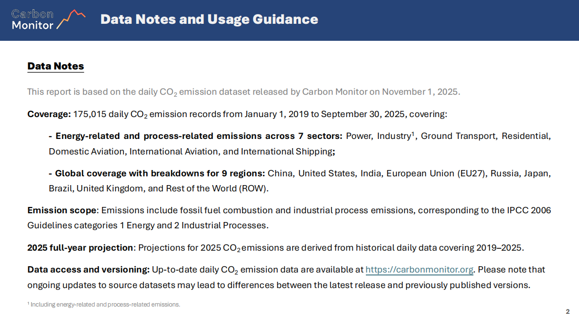 2025年全球近实时碳排放报告（英文版） 第3页