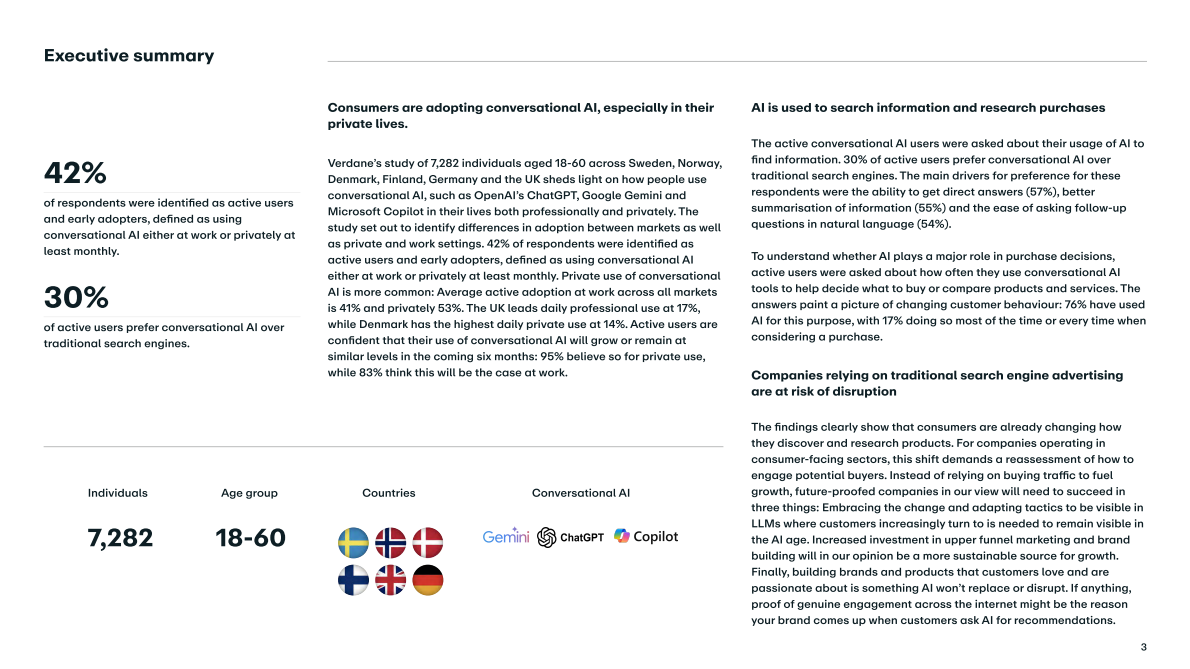 2025年欧洲消费者人工智能采用的新兴趋势报告（英文） 第3页