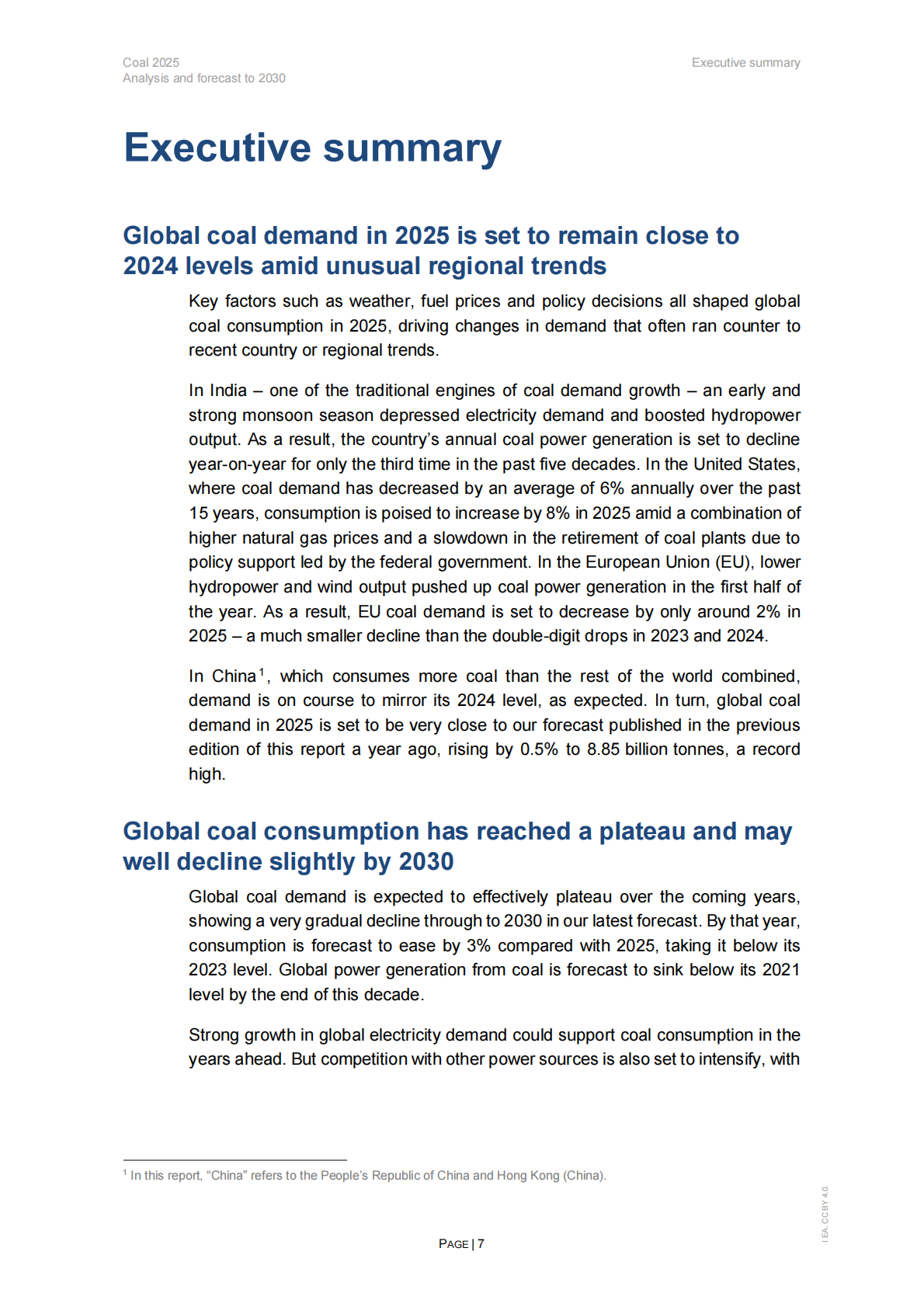 IEA：2025年煤炭报告（英文） 第7页