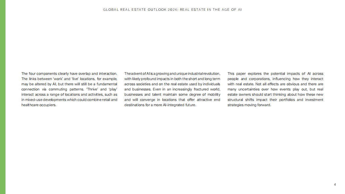 M&G Investments：2026年全球房地产展望报告：AI时代房地产未来图景前瞻（英） 第4页