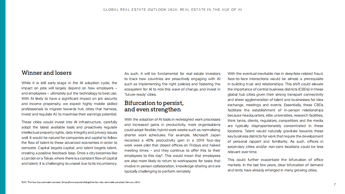 M&G Investments：2026年全球房地产展望报告：AI时代房地产未来图景前瞻（英） 第7页
