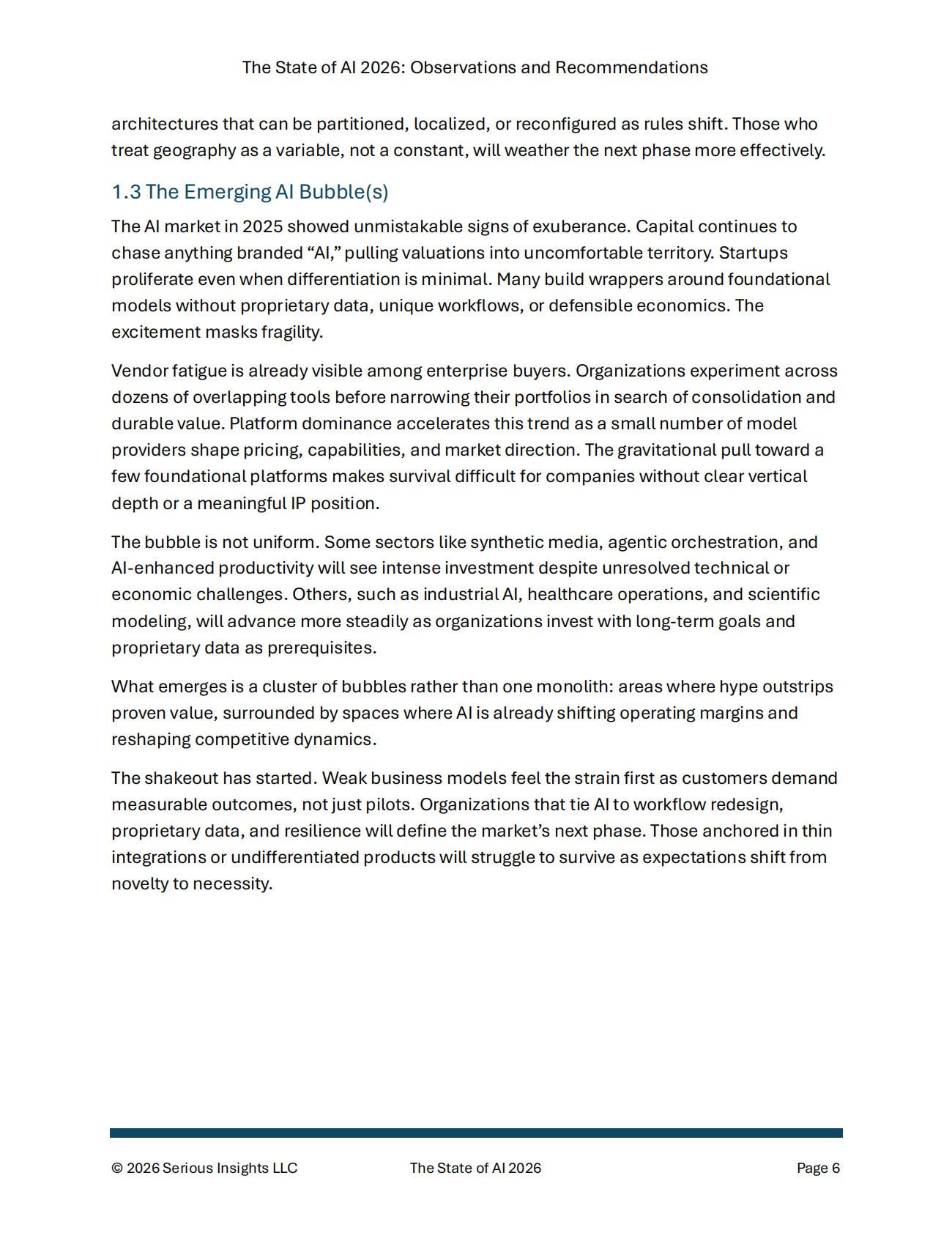 Serious Insights：2026年人工智能全景报告：洞察与建议（英文版） 第7页