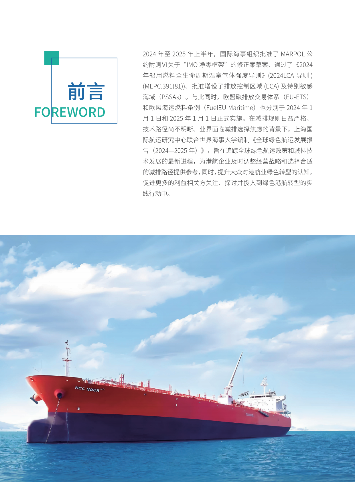 2024-2025全球绿色航运发展报告 第3页