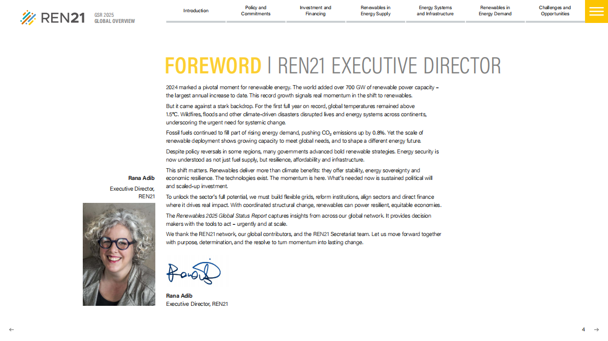 REN21：2025年全球可再生能源现状报告-全球概述（英文版） 第4页