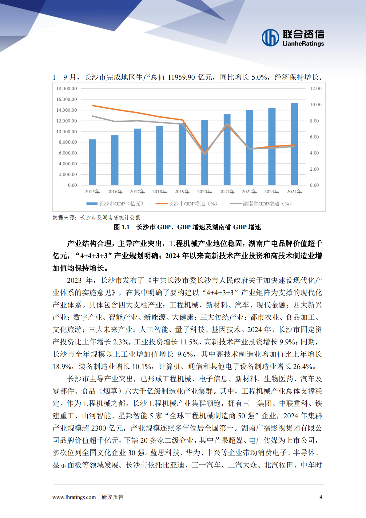 联合资信：地方政府与城投企业债务风险研究报告－长沙市 第4页