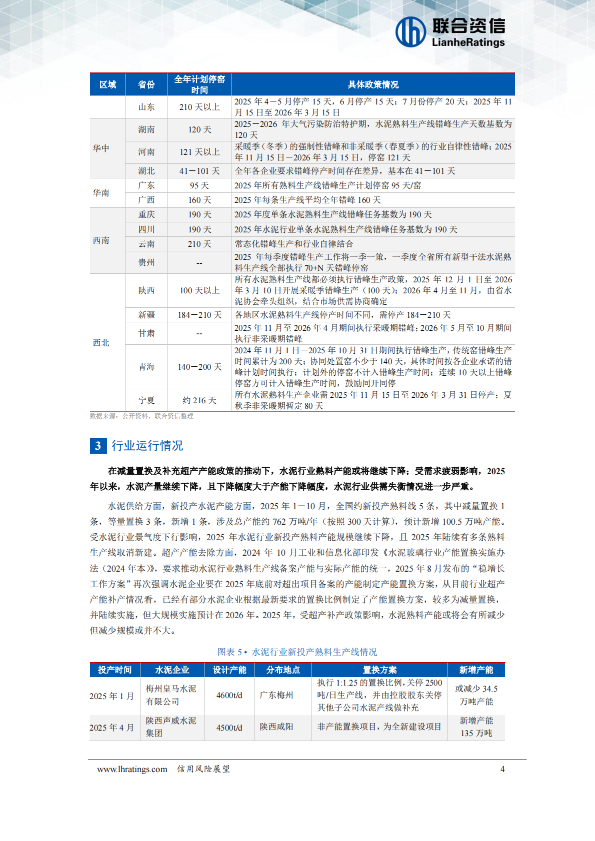 水泥行业2026年度信用风险展望--联合资信 第5页