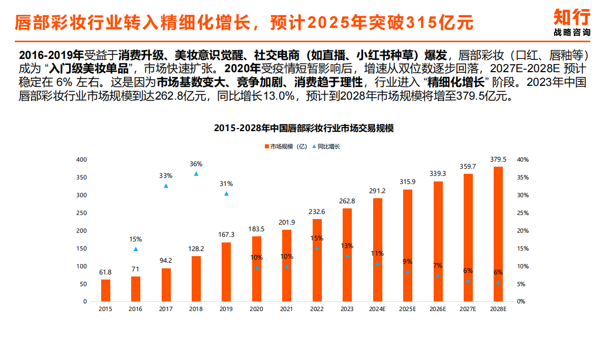 知行咨询：2025年唇部彩妆类目电商消费趋势 第5页