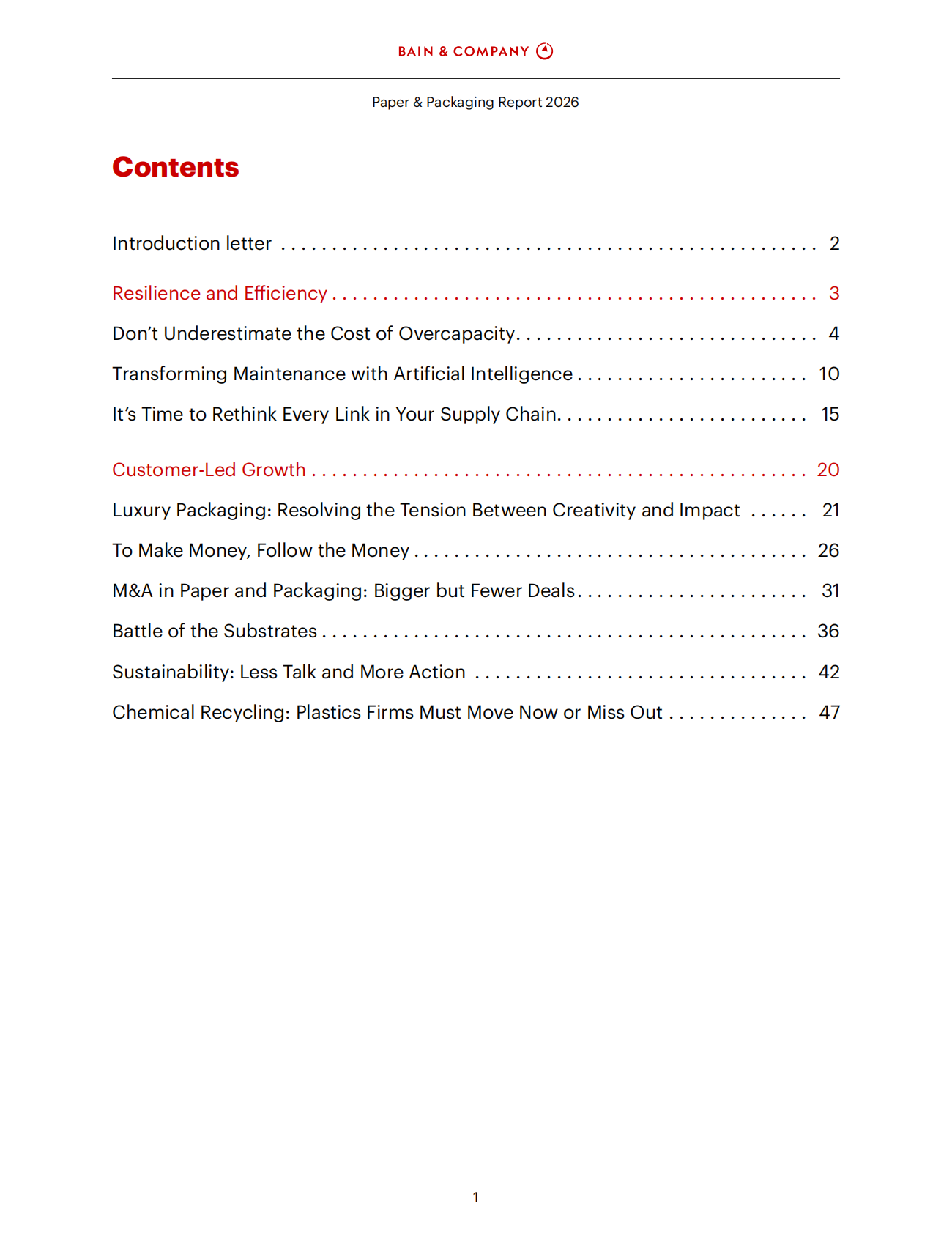 贝恩公司：2026年纸业与包装行业报告：适应当下 塑造未来（英文版） 第3页